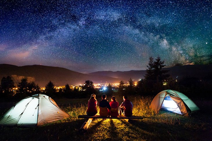 stuff to do in camping at night